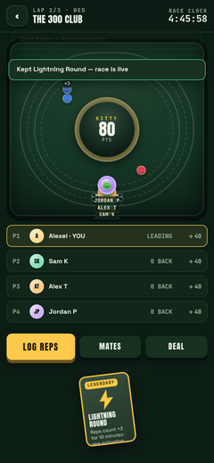 v2 the table mid-match