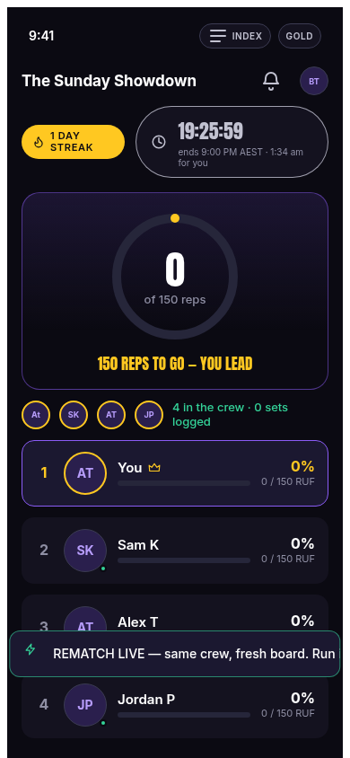 Rematch battle live again