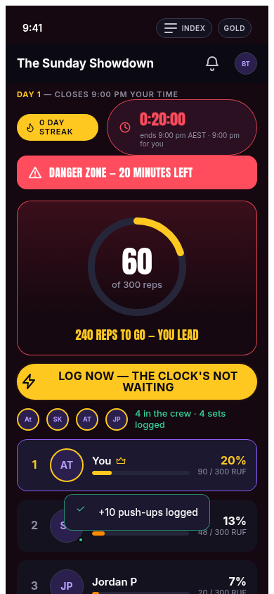 Danger zone 3 screen