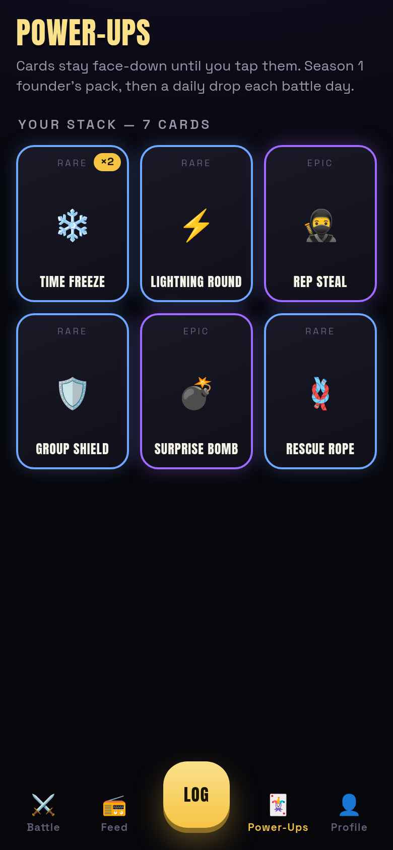v4 power-up stack