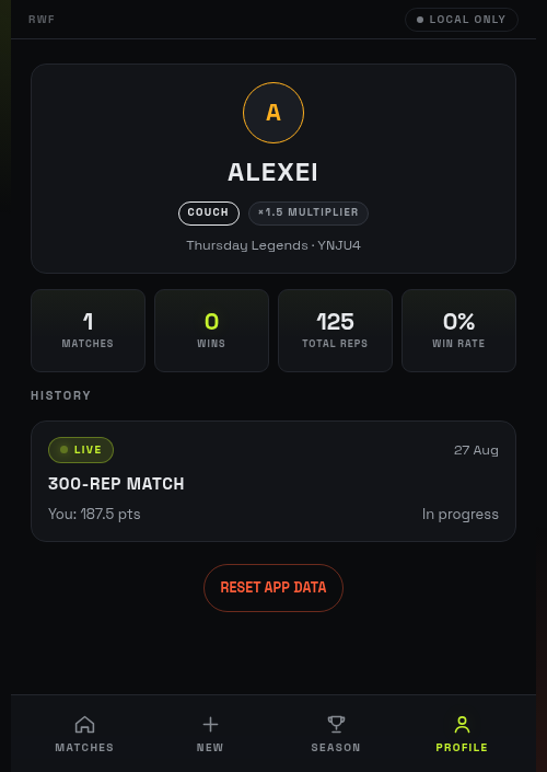 First-party app profile